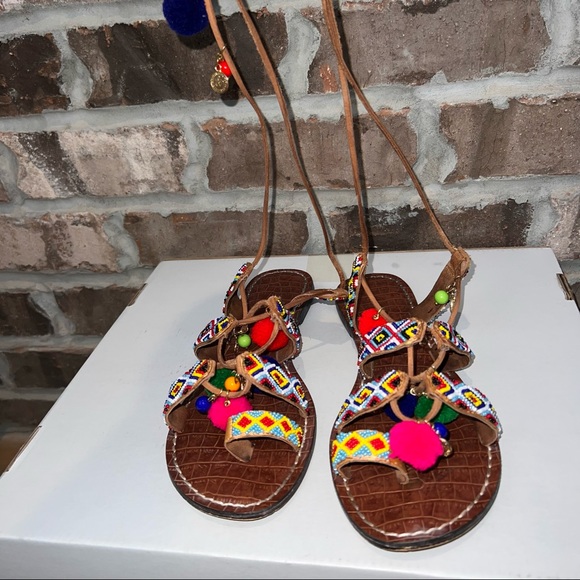 Colorful puff strappy sandal - Picture 7 of 9